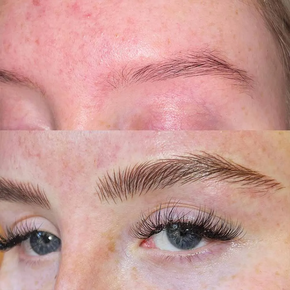 pmu for thinning eyebrows