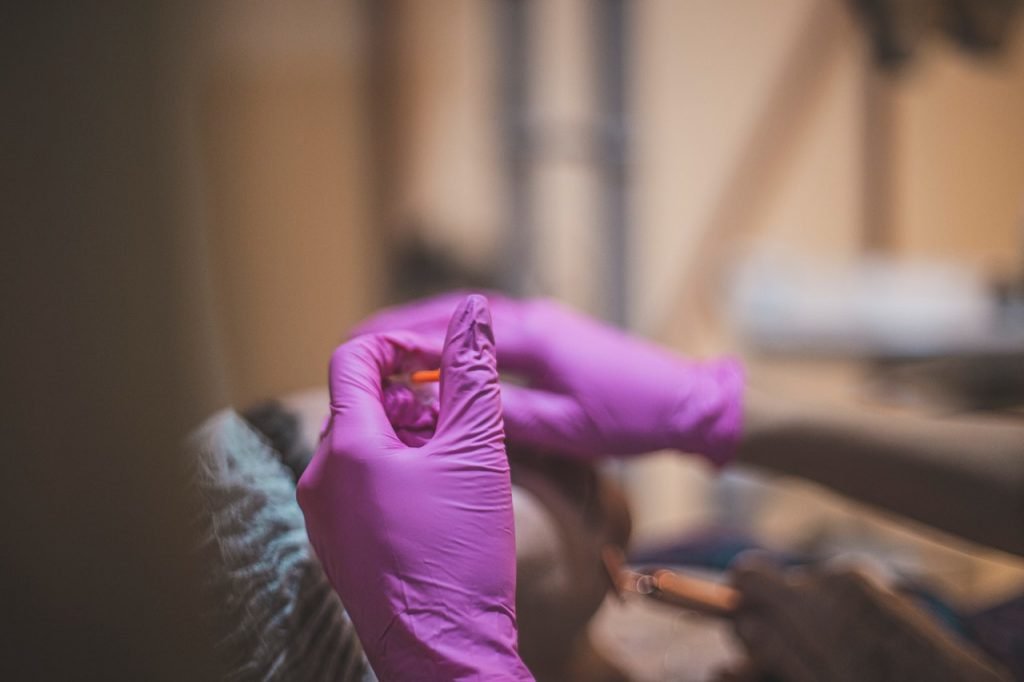 Microblading and botox