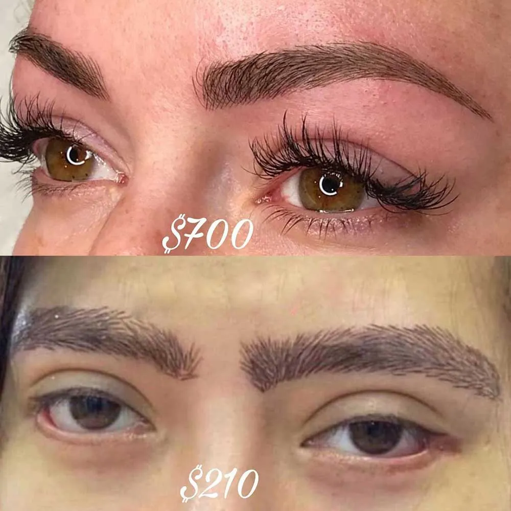 Semi or Easy Eyebrow Tattoo Cost  Eyebrow shaping Threading eyebrows  Cosmetic tattoo eyebrows