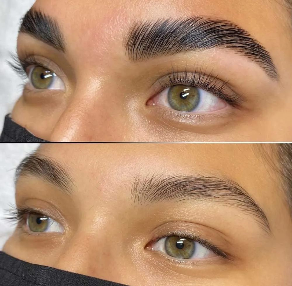 Eyebrow Lamination Treatment