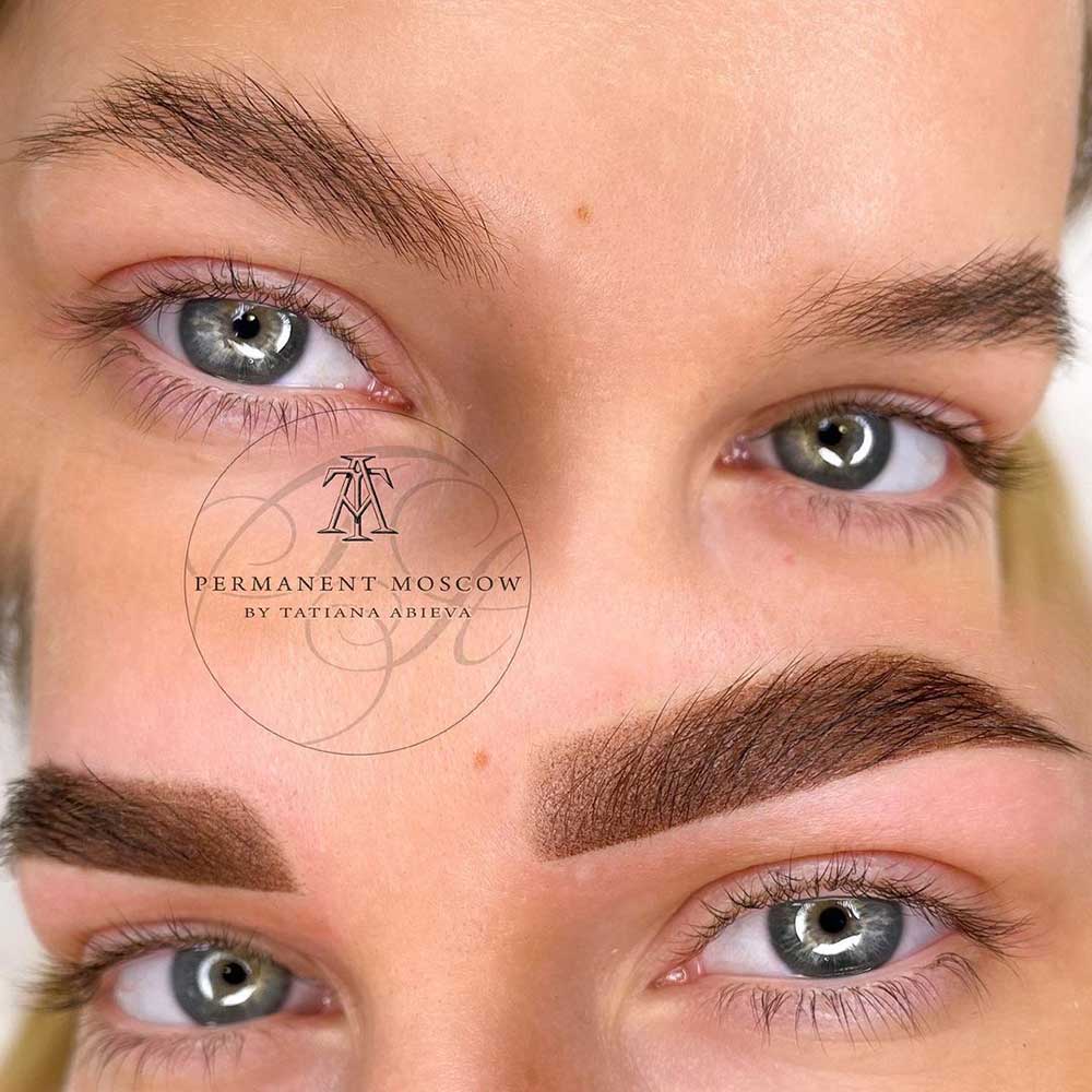 Permanent Makeup for eyebrows - Powder Brows