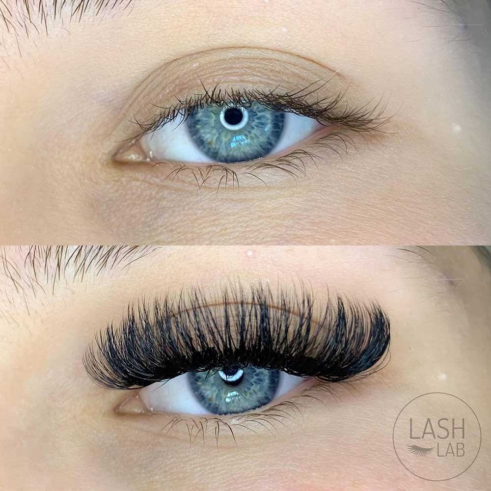 Eyelash Extensions Before and After Pictures