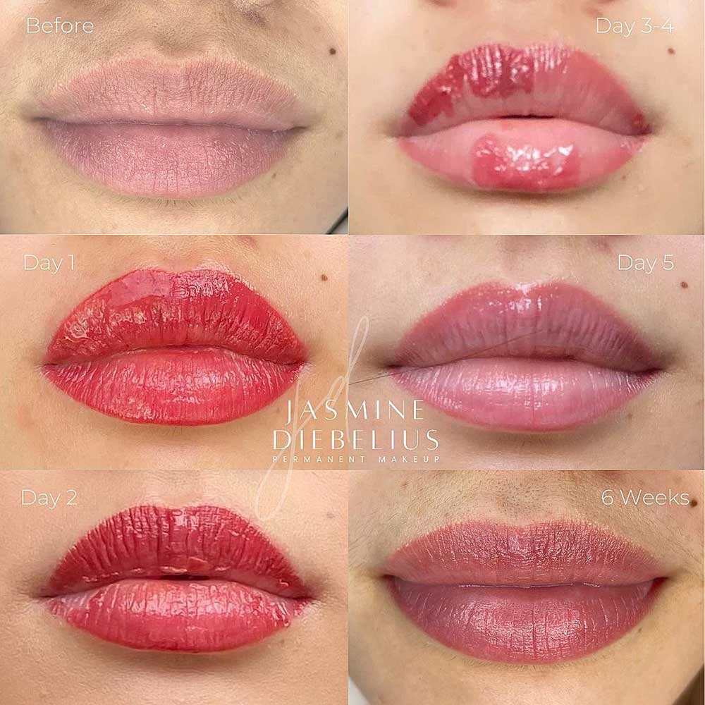 New Year, New Lips! I got my lips blushed a day before Christmas , and this  is how they're looking now! Before, Right after, and the week of healing!  Let me know