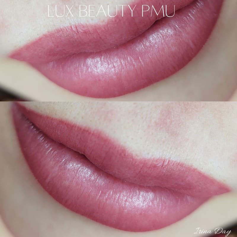 Lip blush is the most popular version of the permanent lip shading