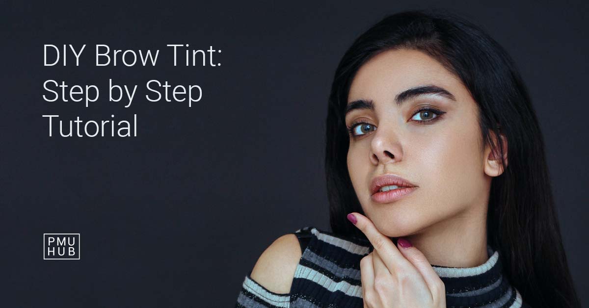 How to Do an Eyebrow Tint at Home - Step by Step Tutorial