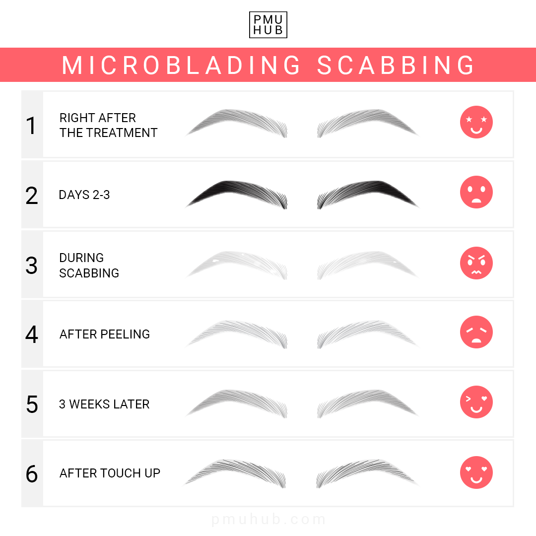 Microblading Scabbing Day By Day