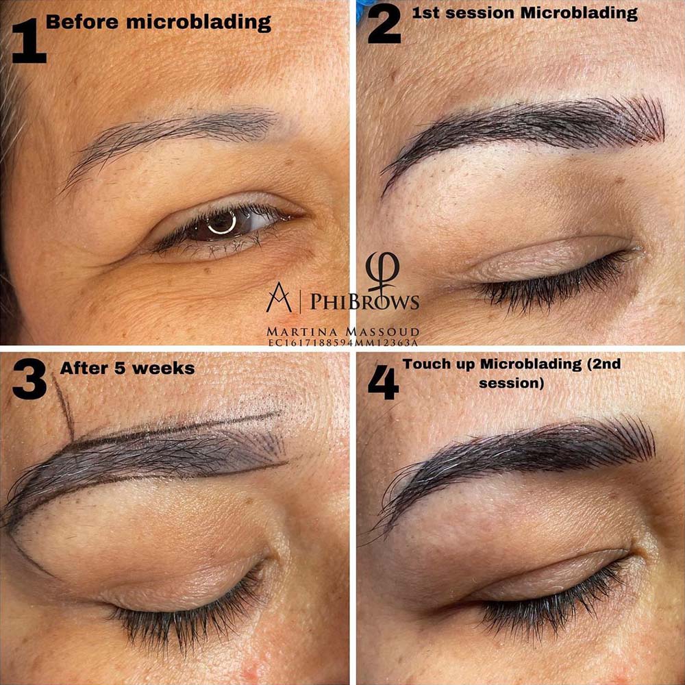 Don’t judge your microblading until it’s healed!