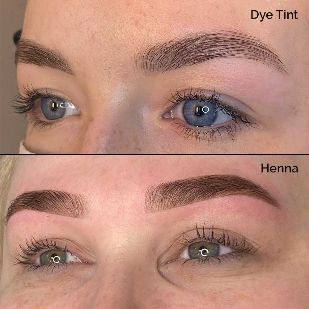 What’s the Difference Between Henna Brows and Basic Brow Tinting?