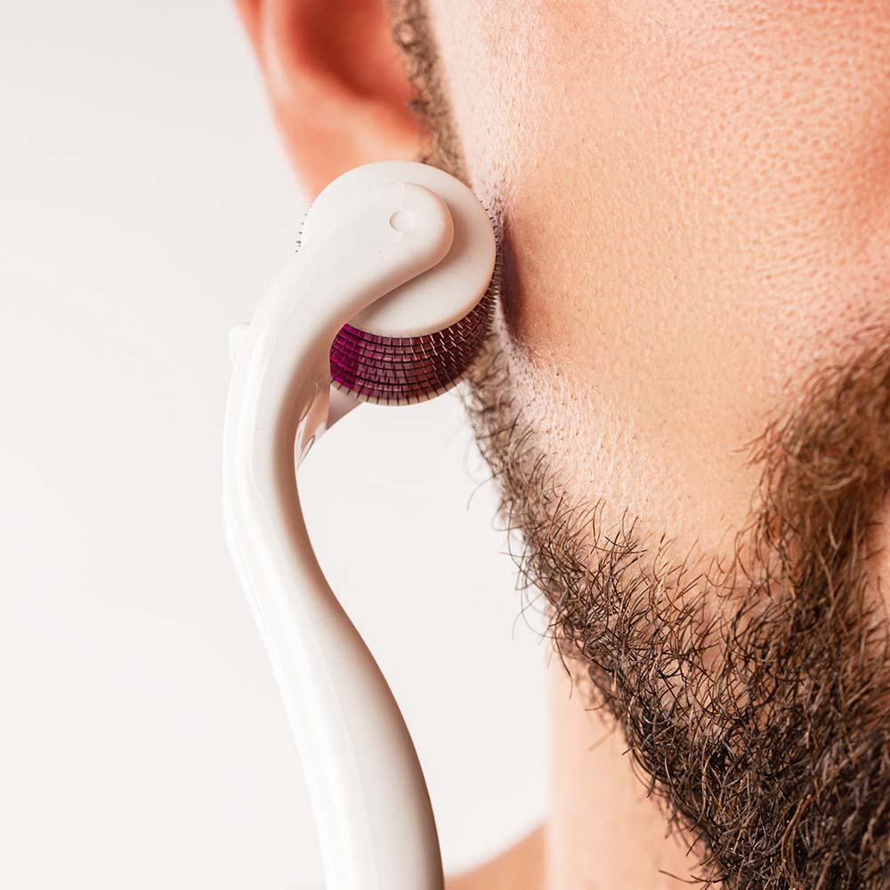 Does Using the Derma Roller for Beard Hurt?
