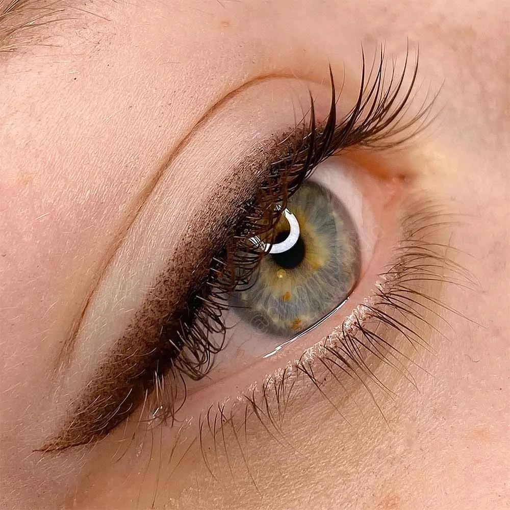 deep brown permanent eyeliner