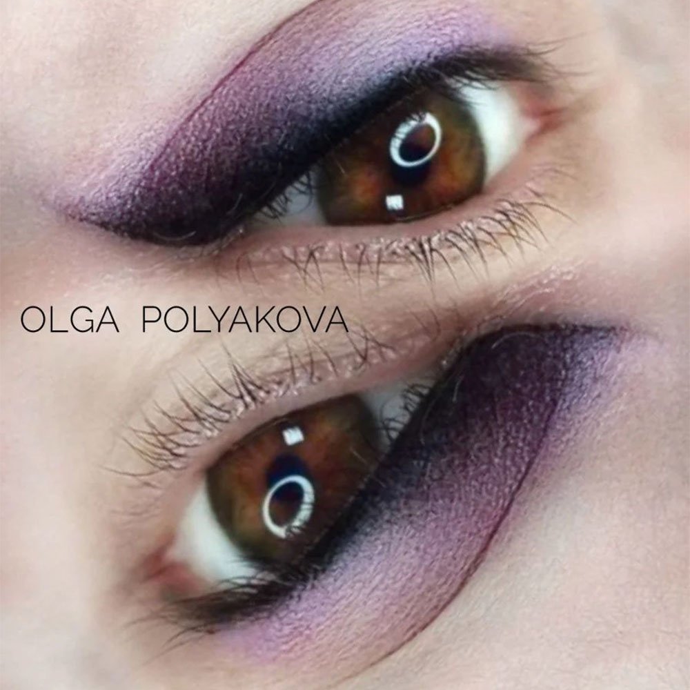 purple permanent eyeliner