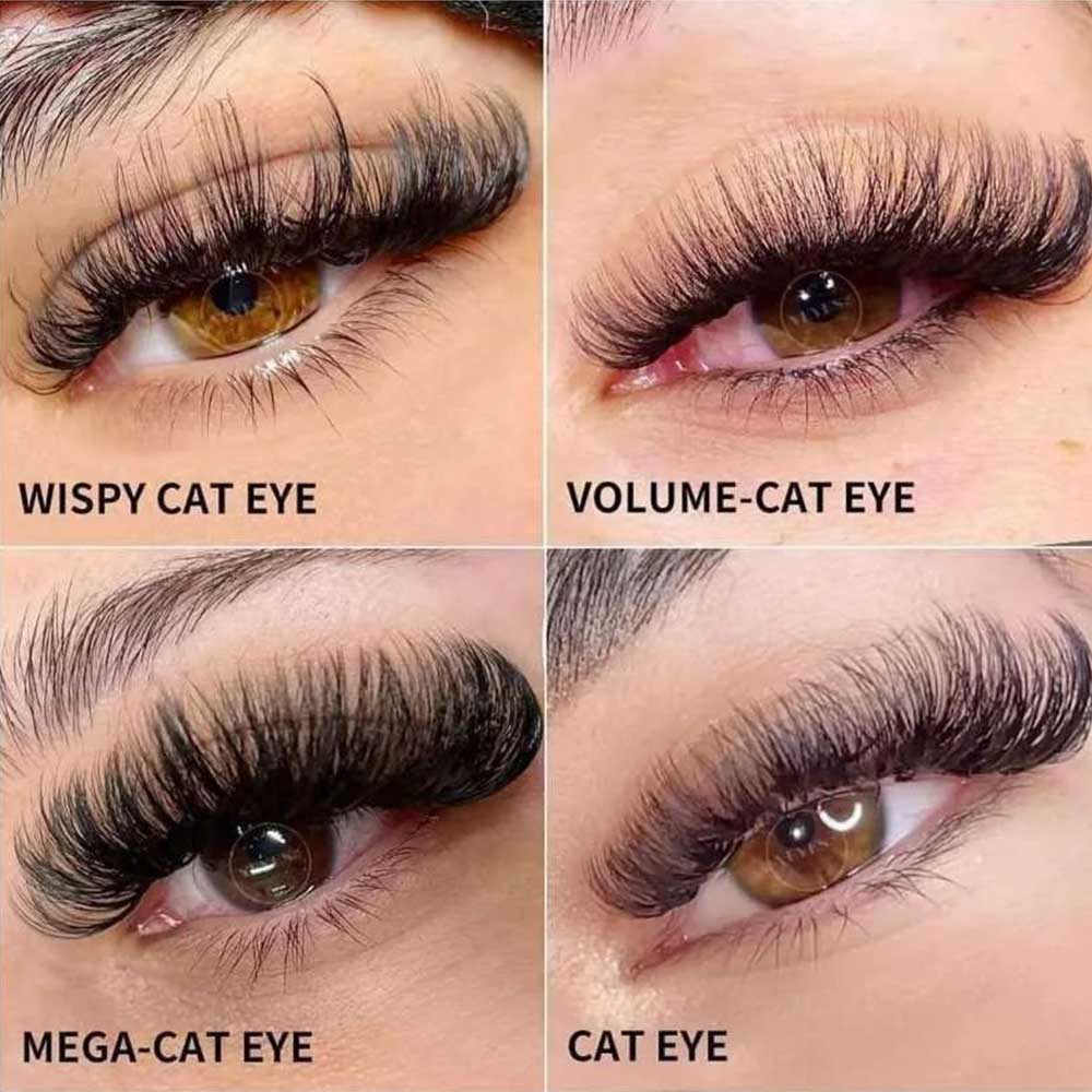 What Are Wispy Cat Eye Eyelash Extensions?