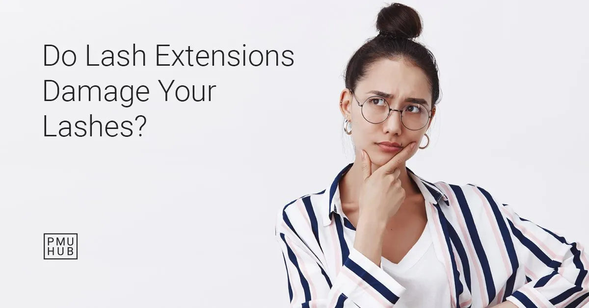 do lash extensions damage your lashes
