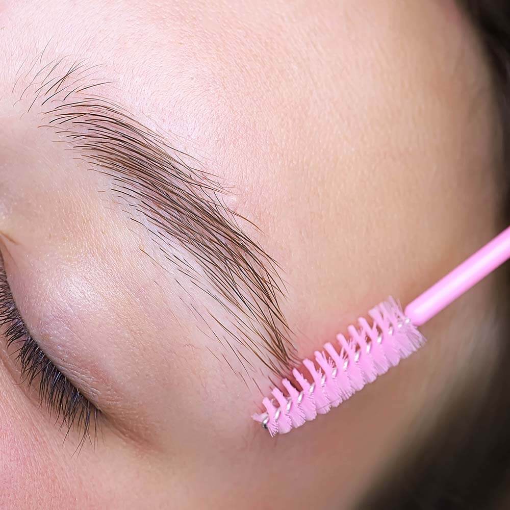 reshape your brows if you don't like your brow lamination
