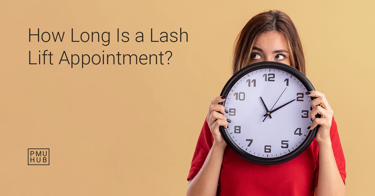 How long is a lash lift and tint appointment