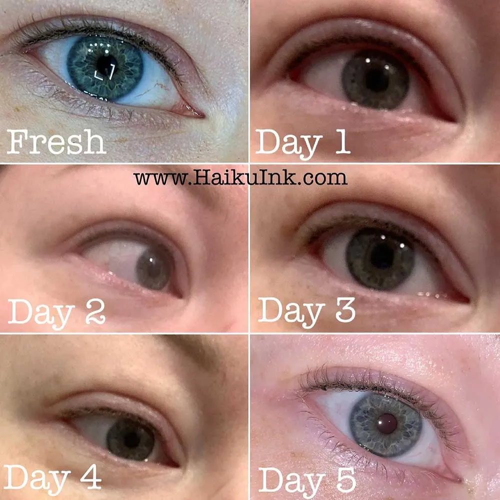 When can I wear mascara after permanent eyeliner