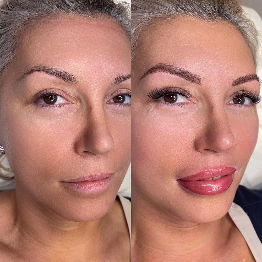 Transform Your Look: Full Face Permanent Makeup Before and After