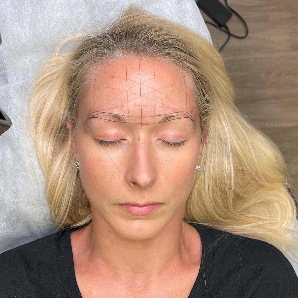 how to use eyebrow mapping string