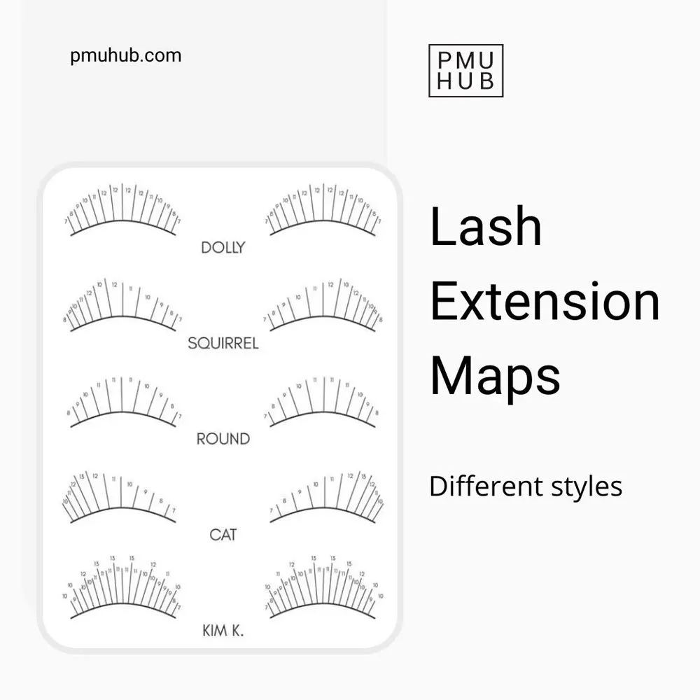 lash extension maps