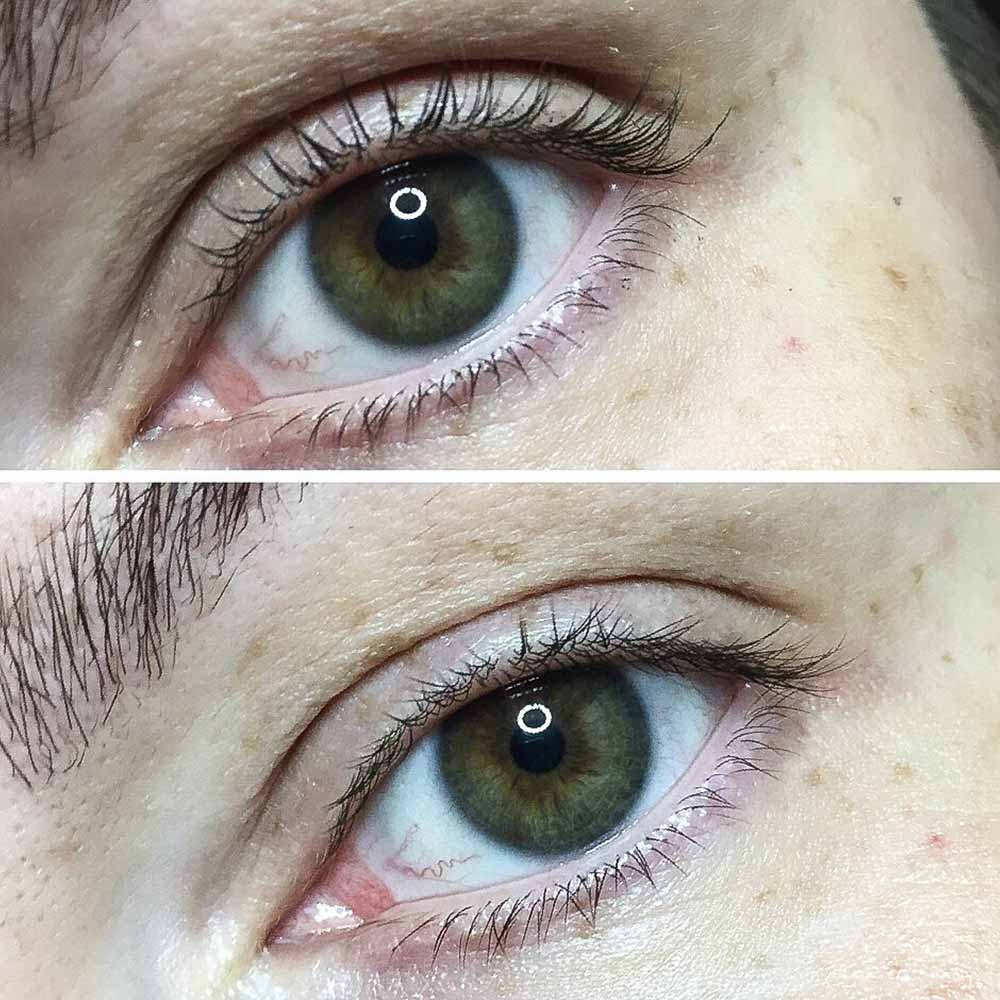 with lash lift you don't need curler