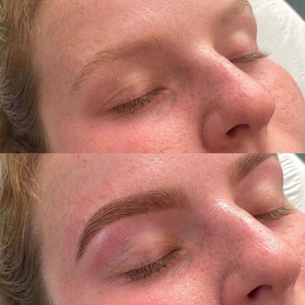 How to Pick the Right Shade of Blonde Henna Brows