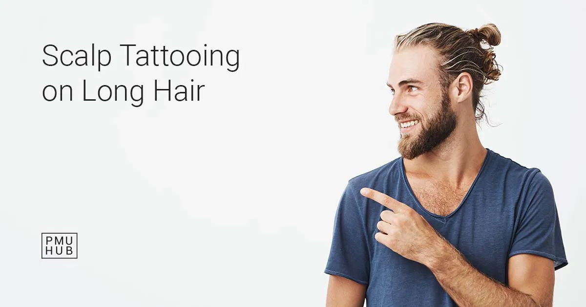 hair tattoo with long hair