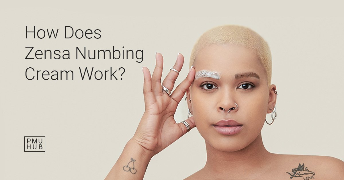 how to use zensa numbing cream for tattoos