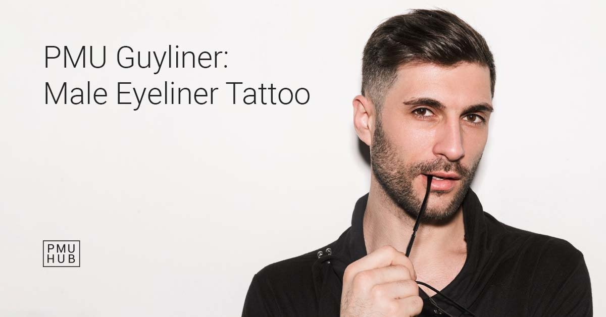 Male eyeliner tattoo - Guyliner