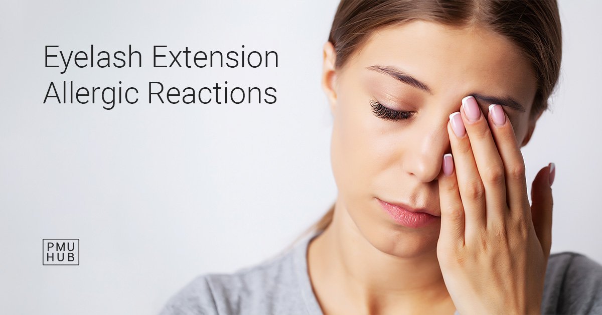 lash extensions allergy