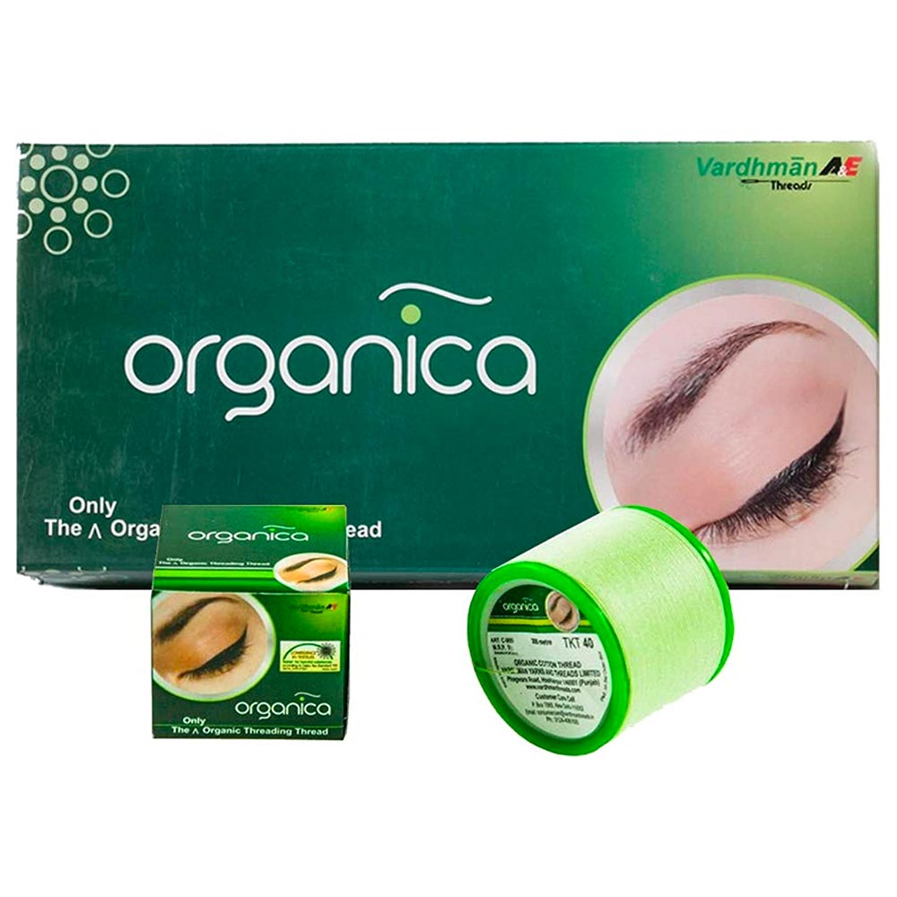 organica eyebrow thread box