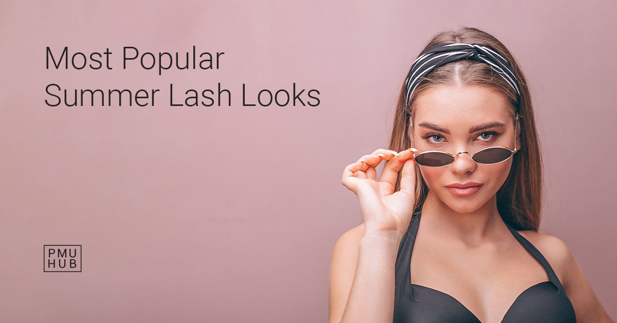 popular summer lashes look