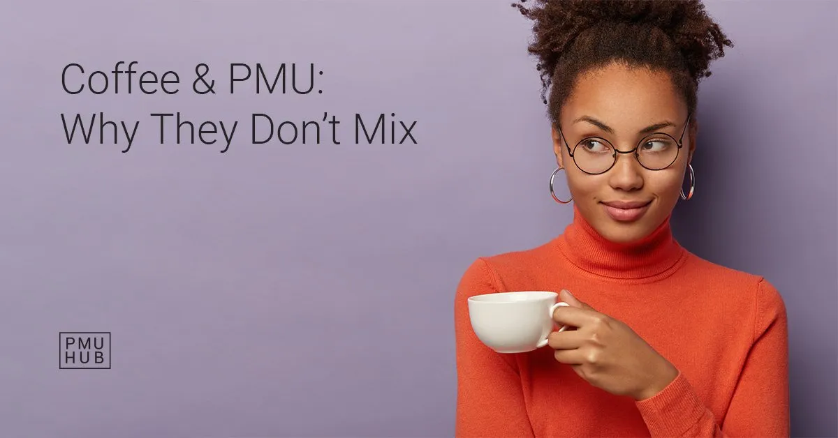 coffee before microblading