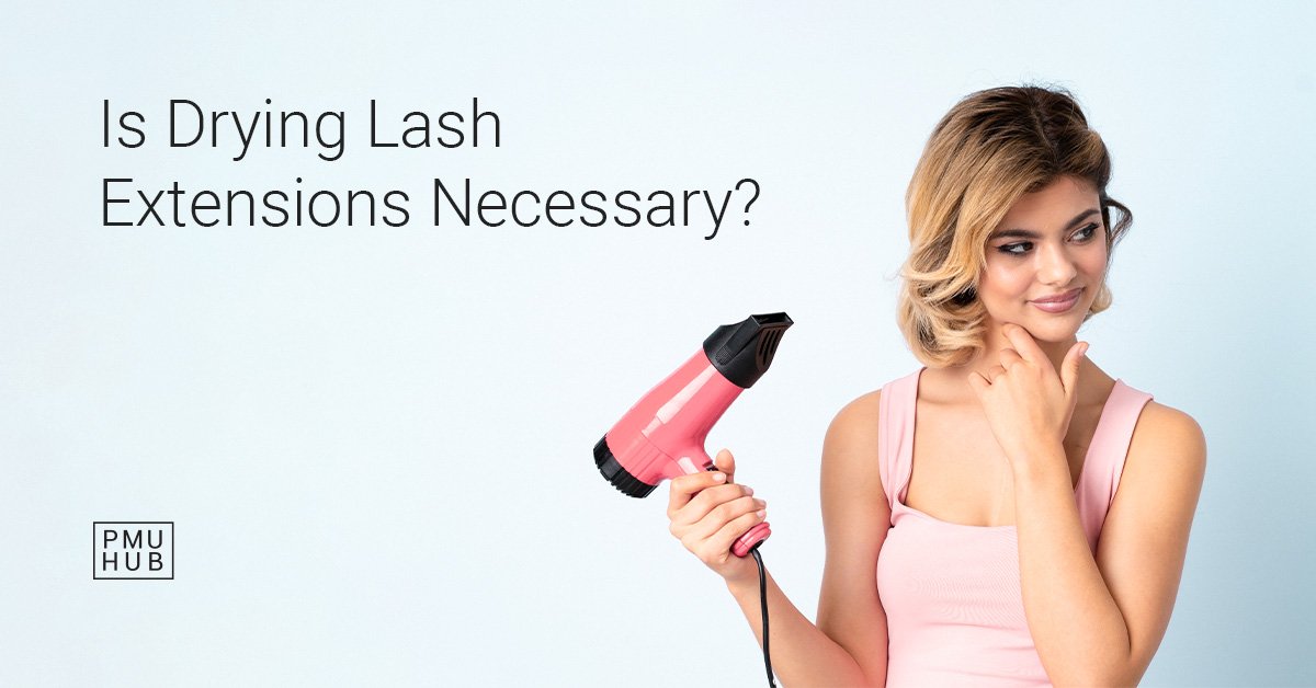 Tips on how to dry eyelash extensions