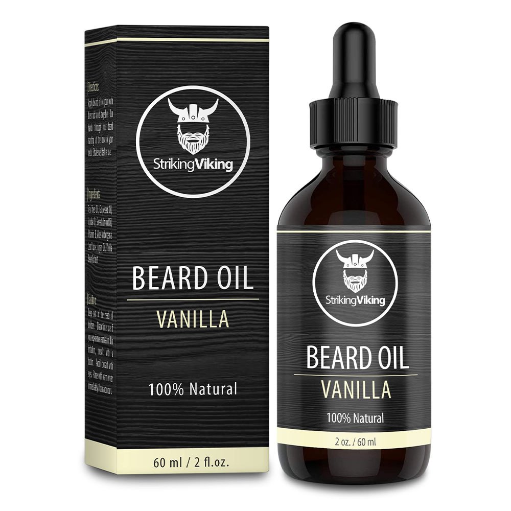 striking viking vanilla beard oil