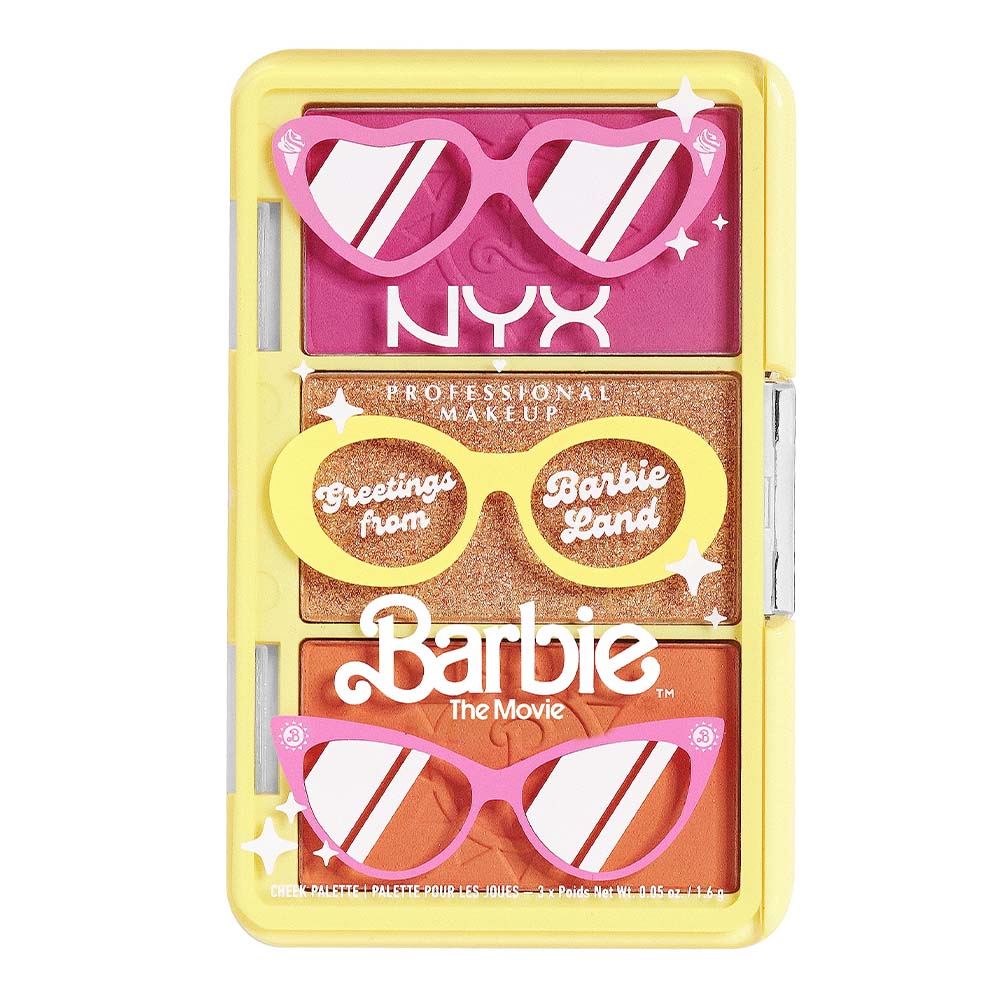nyx professional makeup barbie mini cheek palette