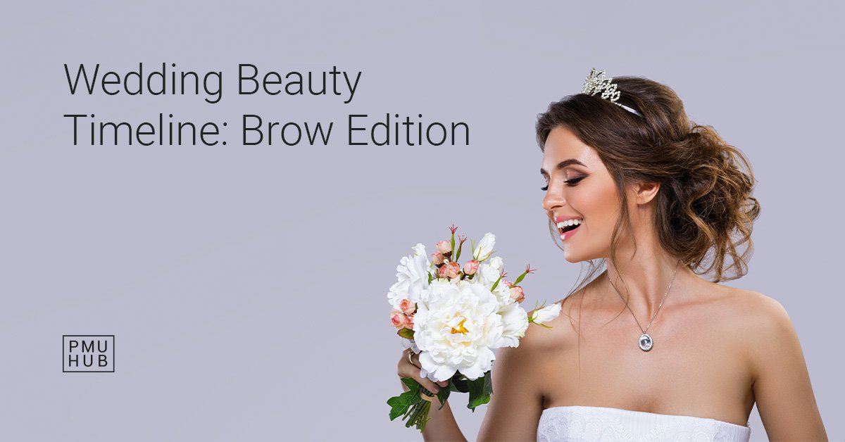 when to get eyebrows done before wedding