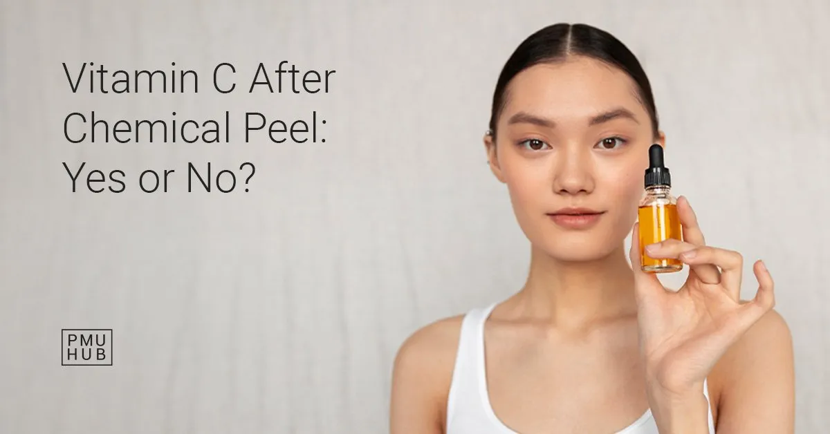 can i use vitamin c serum after chemical peel