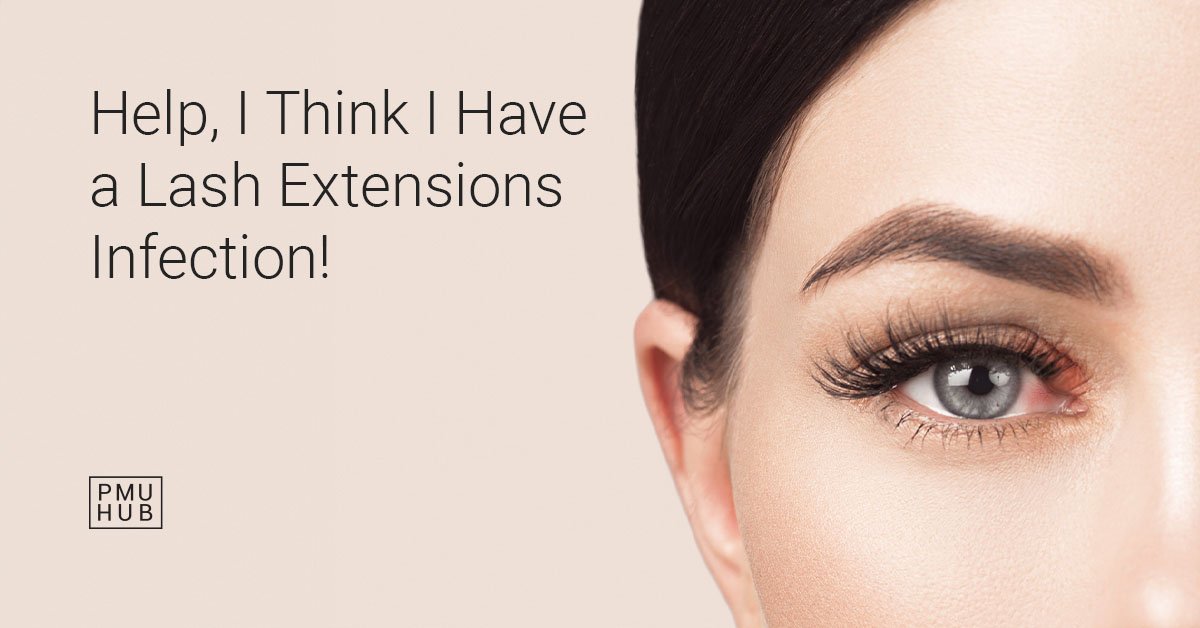 eyelash extension infection