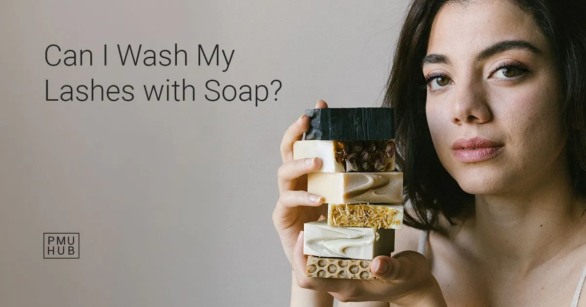 what soap can i use to wash my lash extensions