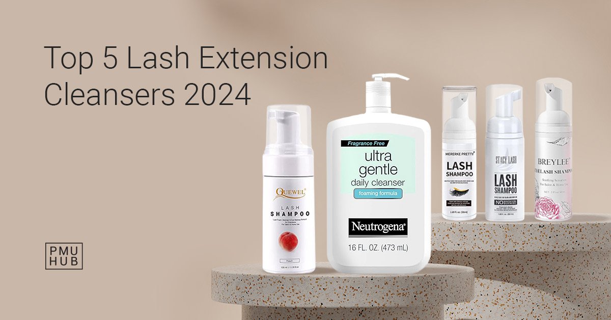 top 5 lash extension cleansers 2024 cover