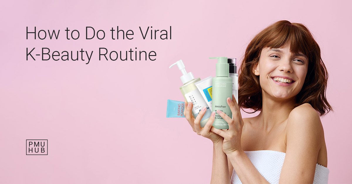 cover image featuring a girl holdings ome korean skincare products